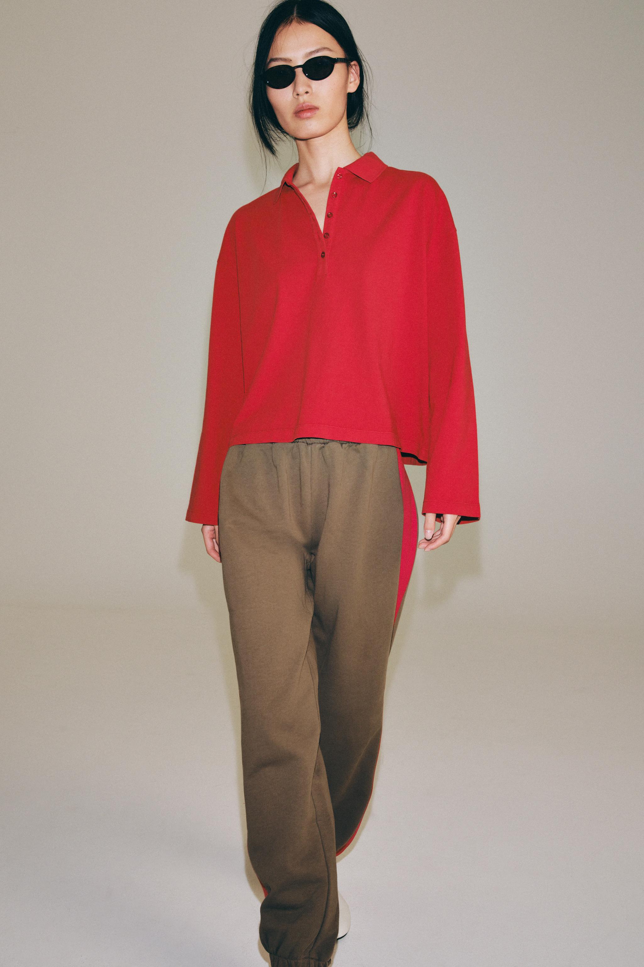STIRRUP SIDE-STRIPE TROUSERS